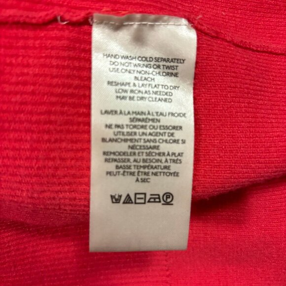 Free People Womens Coral Pink Ribbed Open-Front Blazer Cardigan Size XS - Picture 8 of 9